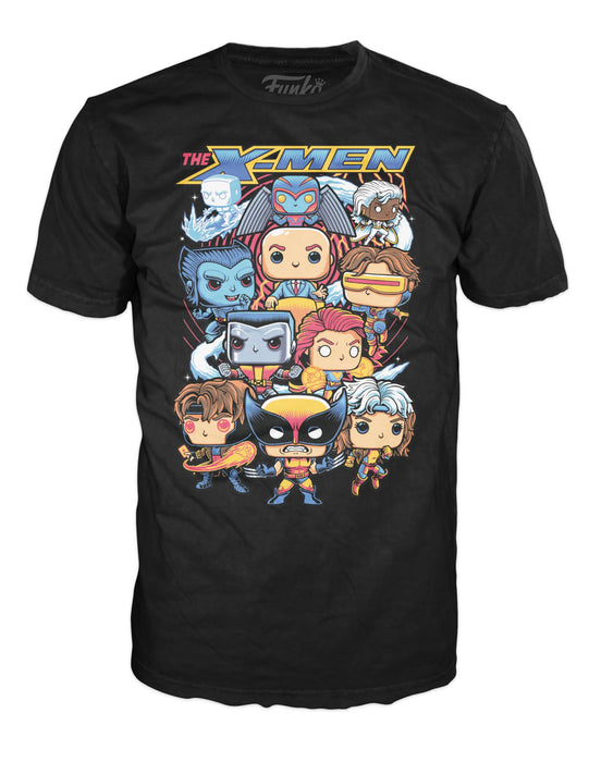 Funko Boxed Tee: X-Men - Group - Large - (L) - Marvel - T-Shirt - Clothes - Gift Idea - Short Sleeve Top for Adults Unisex Men and Women - Official Merchandise Fans