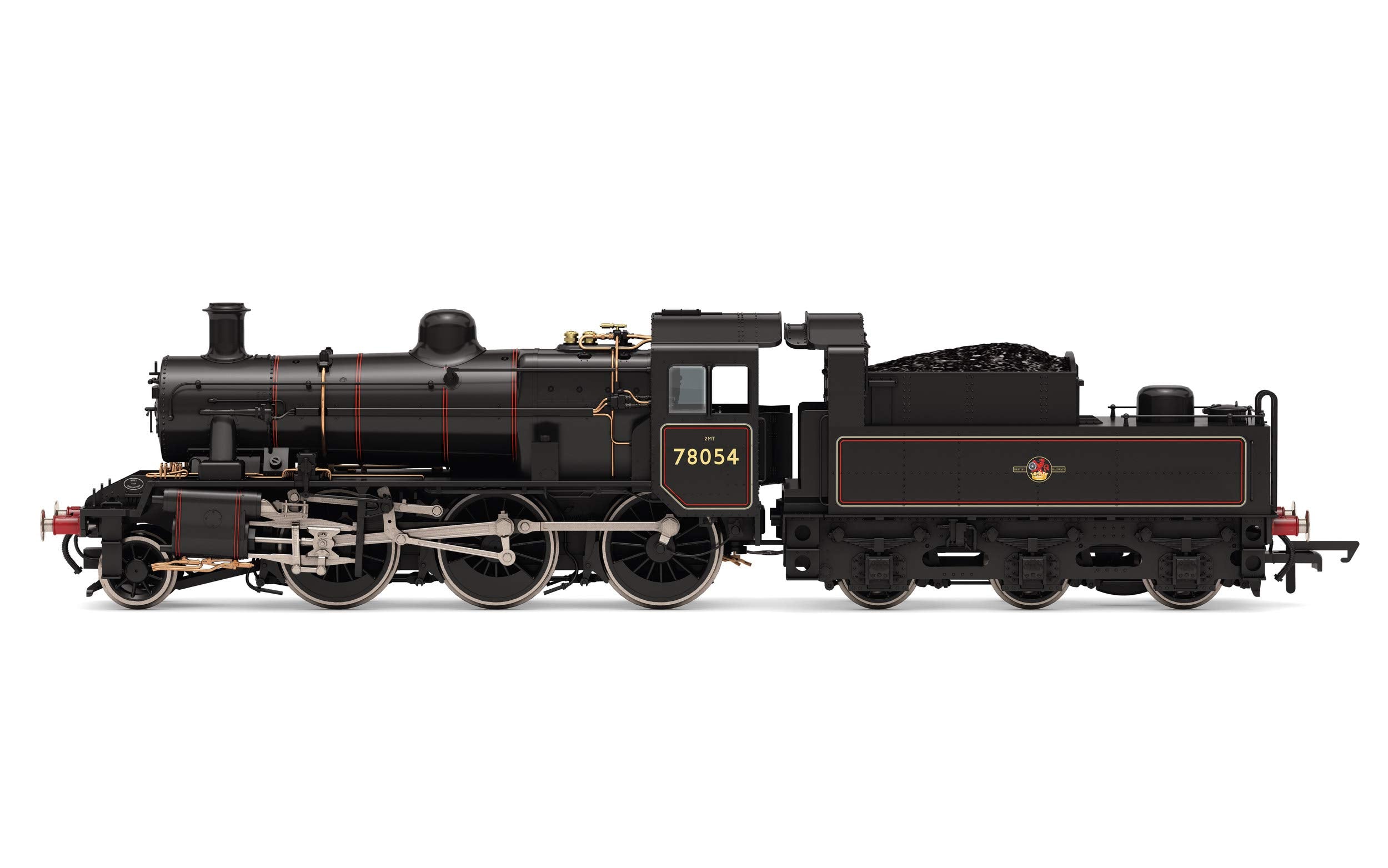 Hornby R3981 Standard 2MT (Late BR) Lined Black 78054 (Scottish) 61C Steam Locomotive