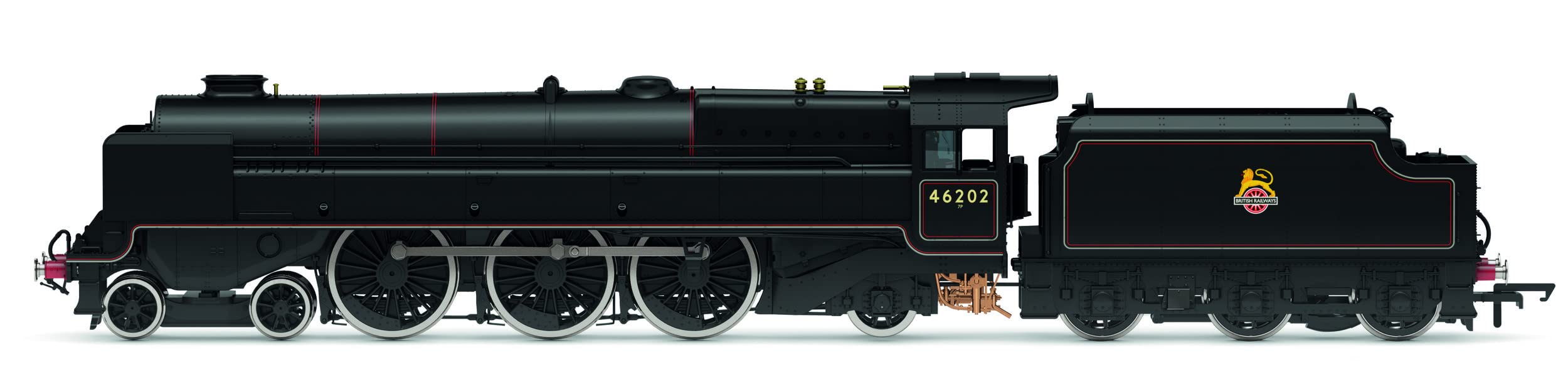 Hornby BR, Princess Royal Class 'The Turbomotive', 4-6-2, 46202 - Era 4. Locomotives., Black (R30135)