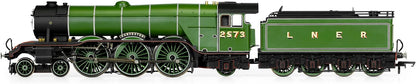 Hornby R30216 LNER, A3 Class, No.2573 'Harvester' (diecast footplate and flickering firebox) - Era 3 Steam Locomotive