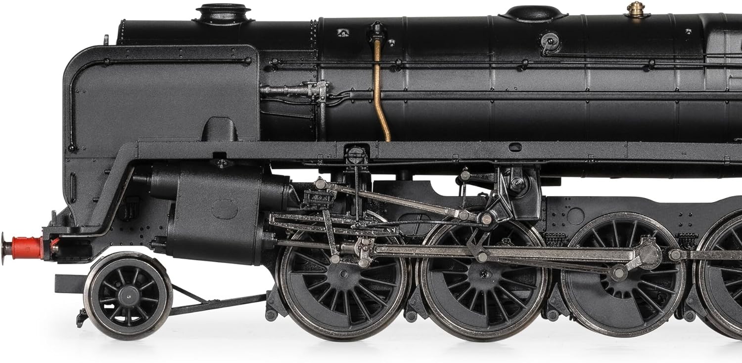 Hornby Hobbies LTD R30132 Br, Class 9F, 2-10-0, 92002-Era 4 Railway-Locomotive-Steam, Black, 1:76 Scale 00 Gauge
