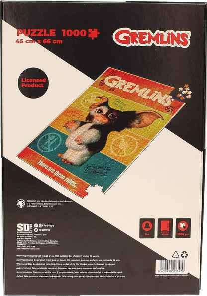 SD TOYS SDTWRN23347 Three Rules Puzzle Gremlins