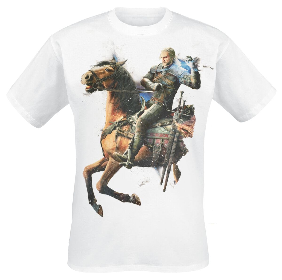 The Witcher T-Shirt Attack with Horse (L)