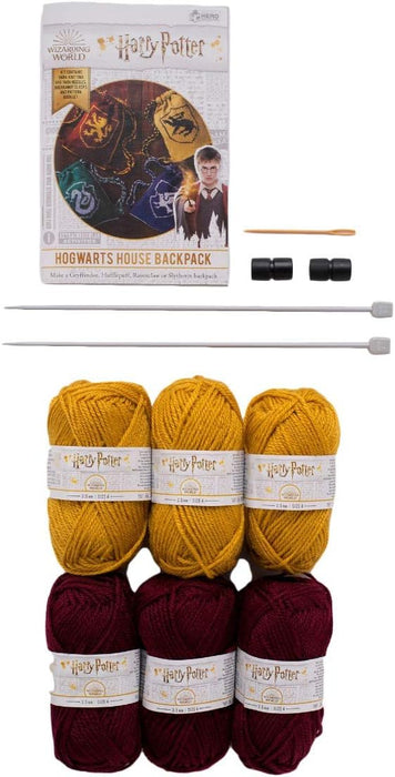 Harry Potter Strick-Set Rucksack Gryffindor