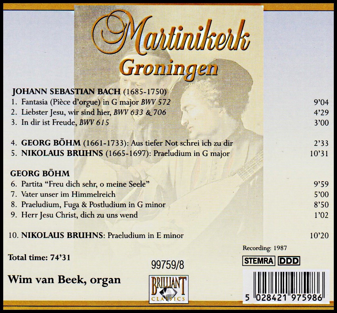 Wim van Beek - Martinikerk Groningen