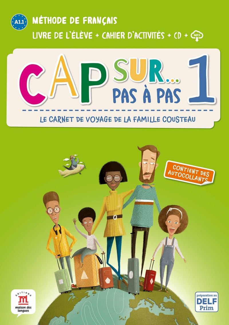 Cap sur... pas a pas 1 + audio download (A1): Livre de l'eleve + Cahier d'activites (Cap sur, 1