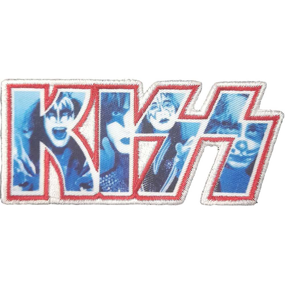 Men's KISS Infill Logo Woven Patch, Multi-colored, One size