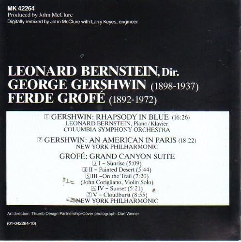 Bernstein Conduct Gershwin