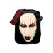 Rocksax Crossbody Bag Marilyn Manson Red Lips Messenger Bag 21cm x 16cm x 5.5cm – Officially Licensed Merchandise