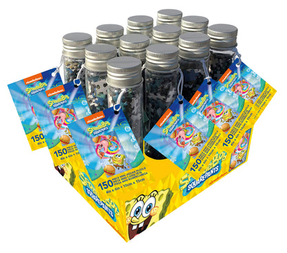 AQUARIUS Spongebob Square Pants 150 Piece Micro Puzzle 12 Units PDQ