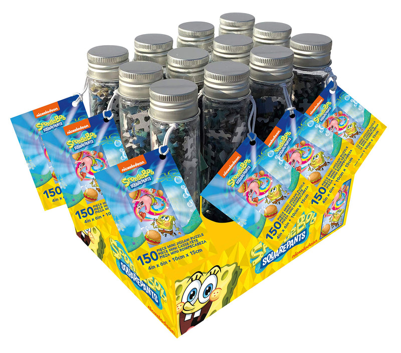 AQUARIUS Spongebob Square Pants 150 Piece Micro Puzzle 12 Units PDQ