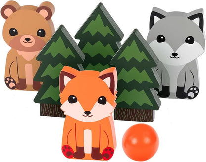 Professor Puzzle | Forest Skittles | Board Game | Ages 4+ | 2+ Players