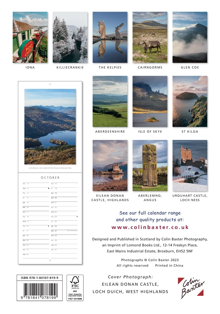 Portraits Of Scotland Calendar 2024