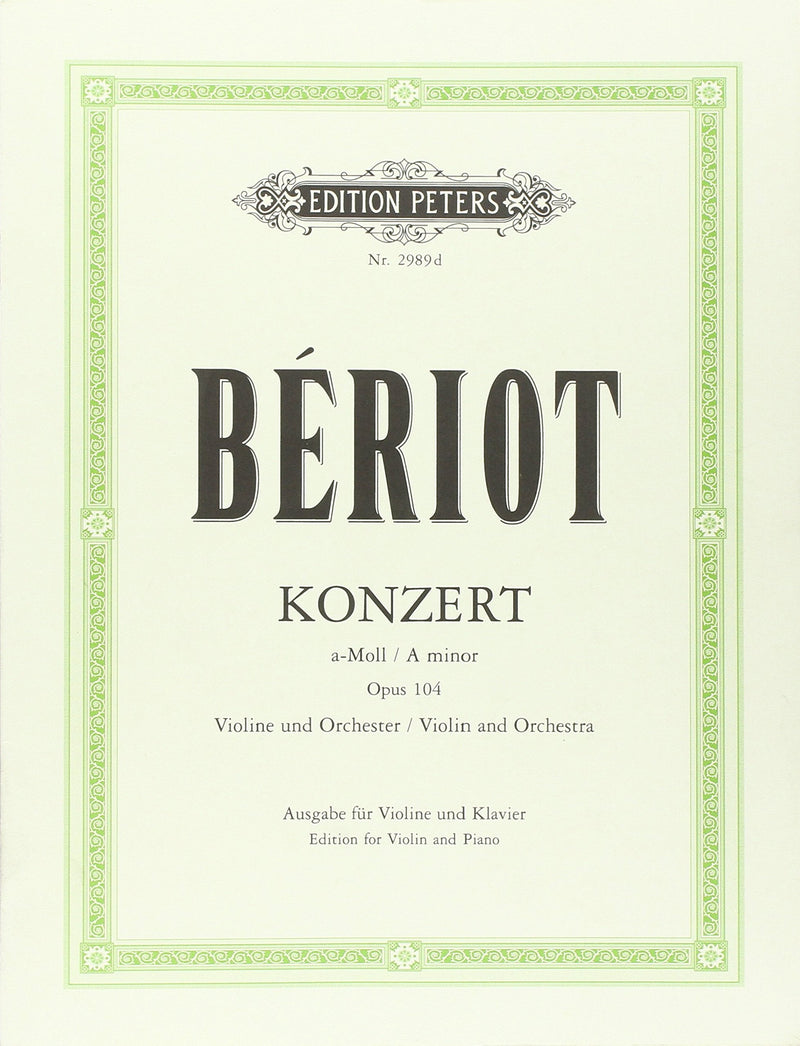 Concerto No 9 In A Minor Op 104
