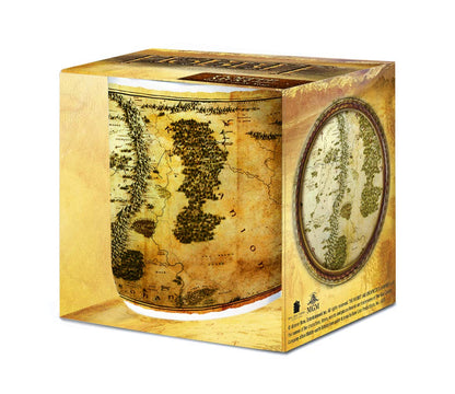 LOGOSHIRT - The Hobbit - Middle Earth - Map - Boxed Coffee Mug - Multicoloured - Licensed Original Design