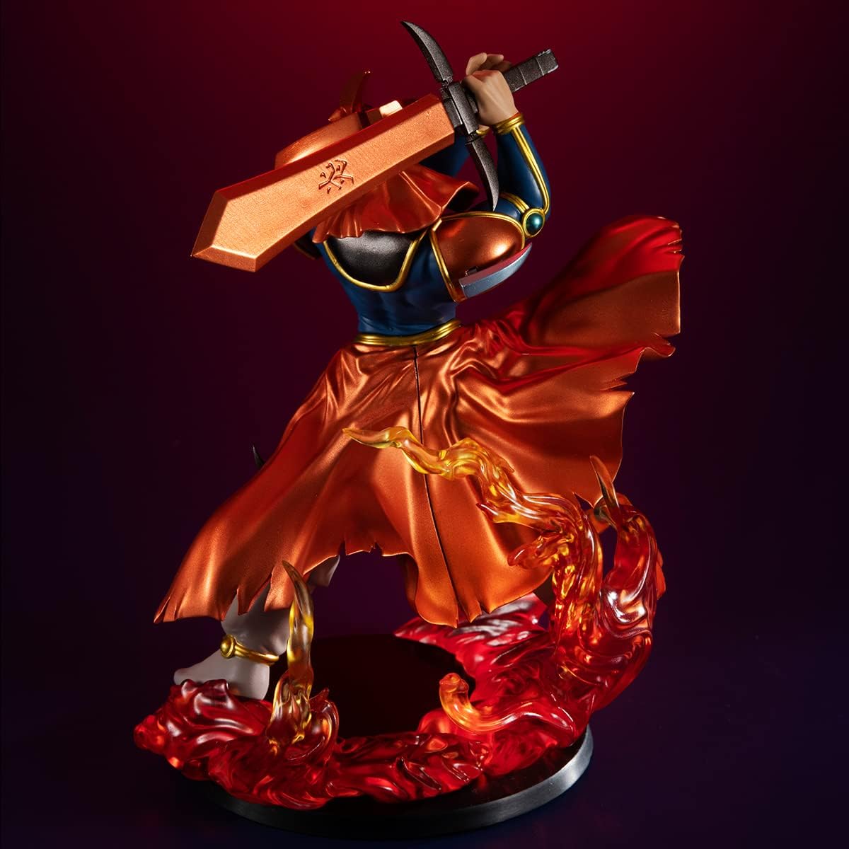 Megahouse Yu-Gi-Oh! Duel Monsters statuette PVC Monsters Chronicle Flame Swordsman 13 cm