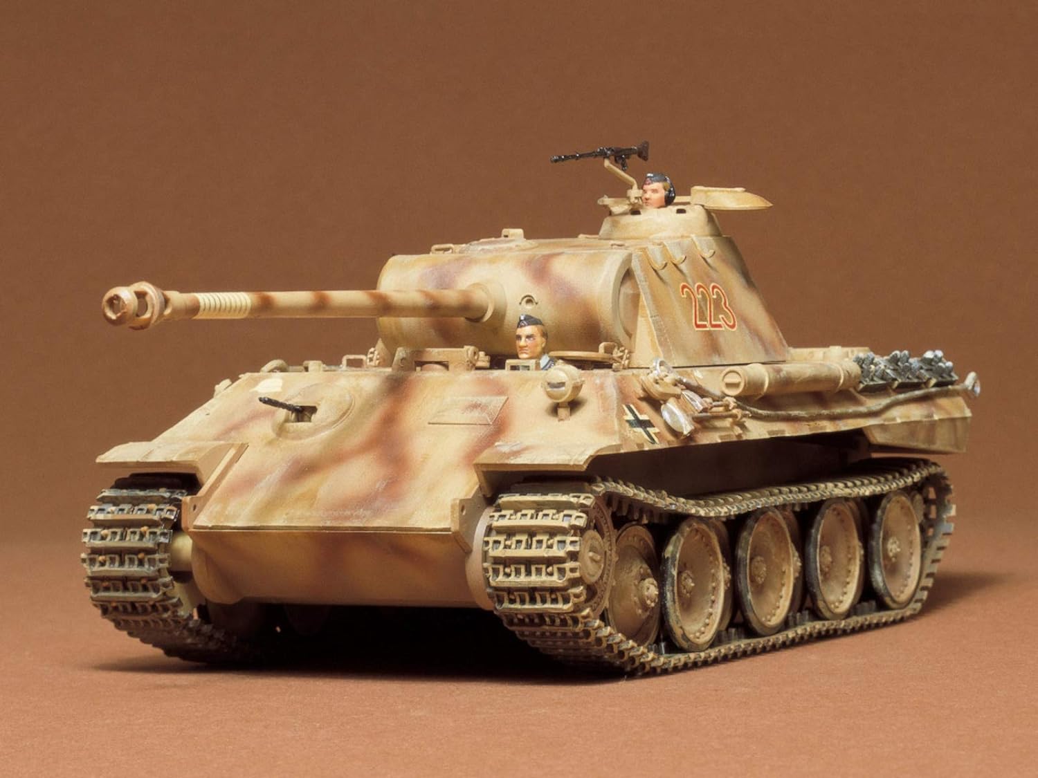 Tamiya- Pantera 35065-Modelo de Coche alemán SdKfz.171 Panther A (2), Escala 1:35, Color Camuflaje (TPK 35065