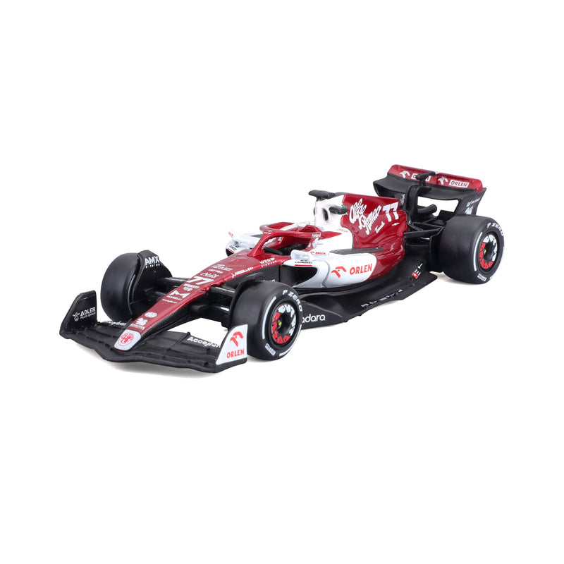 Bburago B18-38067B Formula 1 ALFA Romeo F1 Team ORLEN C42 (2022) BOTTAS 1:43 Scale Die-Cast Collectible Race Car, Assorted Colours