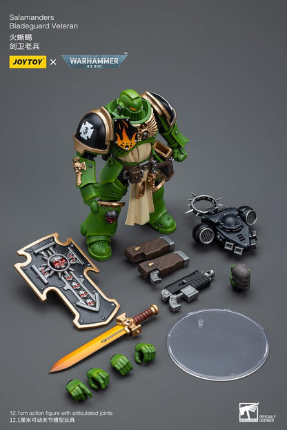 Salamanders Bladeguard Veteran - Warhammer 40K Action Figure by JOYTOY 1:18 Scale