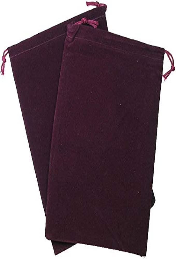 Chessex - Small Suedecloth Dice Bag - Burgundy