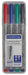 Chessex 000998 03154 Set of 4 Water Soluble Markers, Red/Blue/Green/Black, Color, CHX 3154