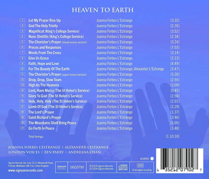 Joanna Forbes L'Estrange: Heaven to Earth