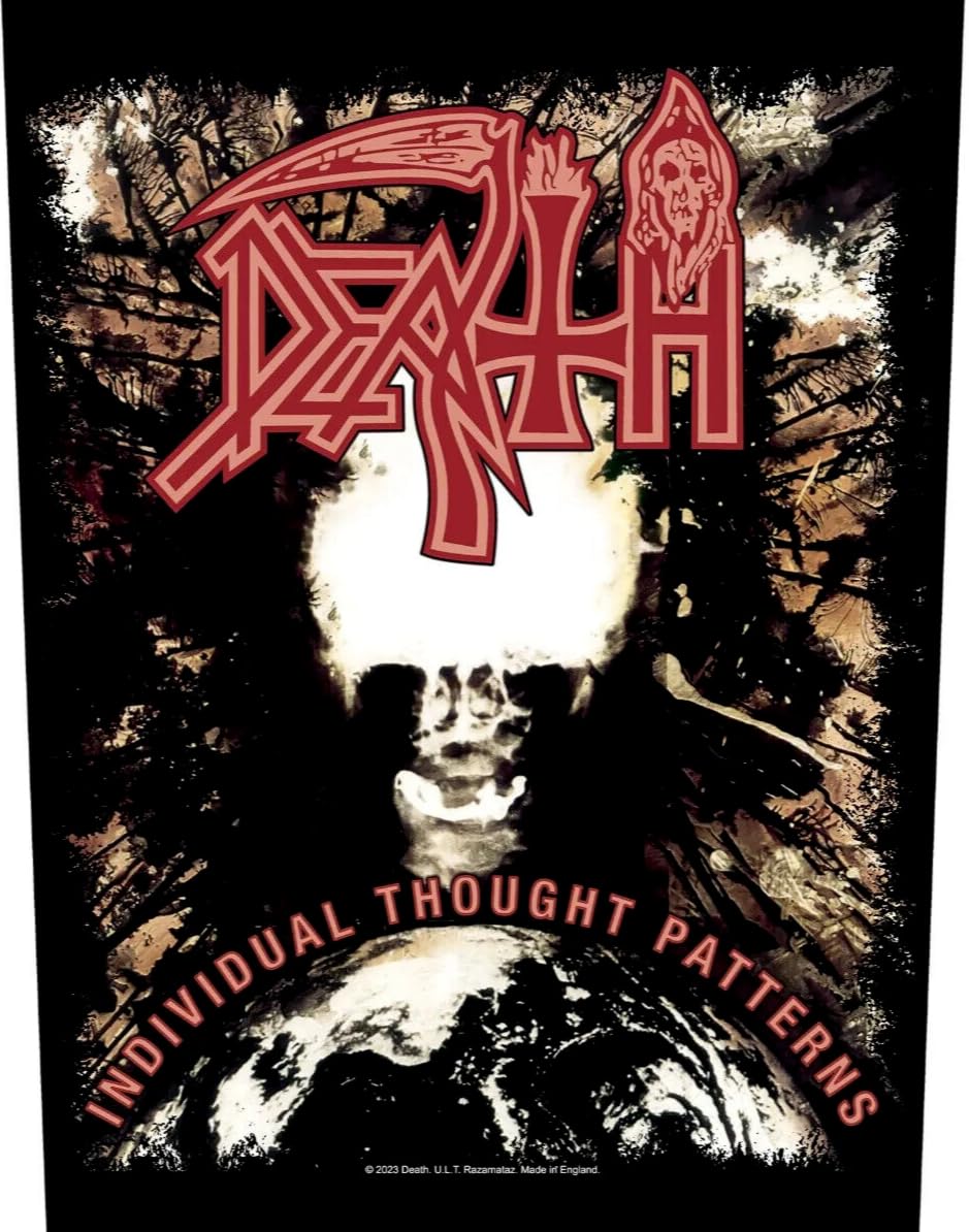 Death Back Patch # 7 Individual Though Patterns 36 x 29 cm