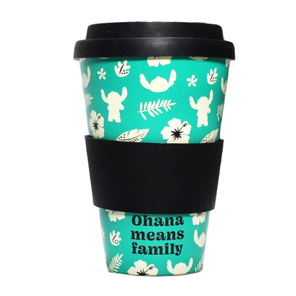 Half Moon Bay - Disney Lilo and Stitch Travel Mug - RPET Recycled - 400ml - Takeaway Coffee Cups Reusable - Leakproof Coffee Travel Mug - Tea Travel Mug - Stitch Travel Mug