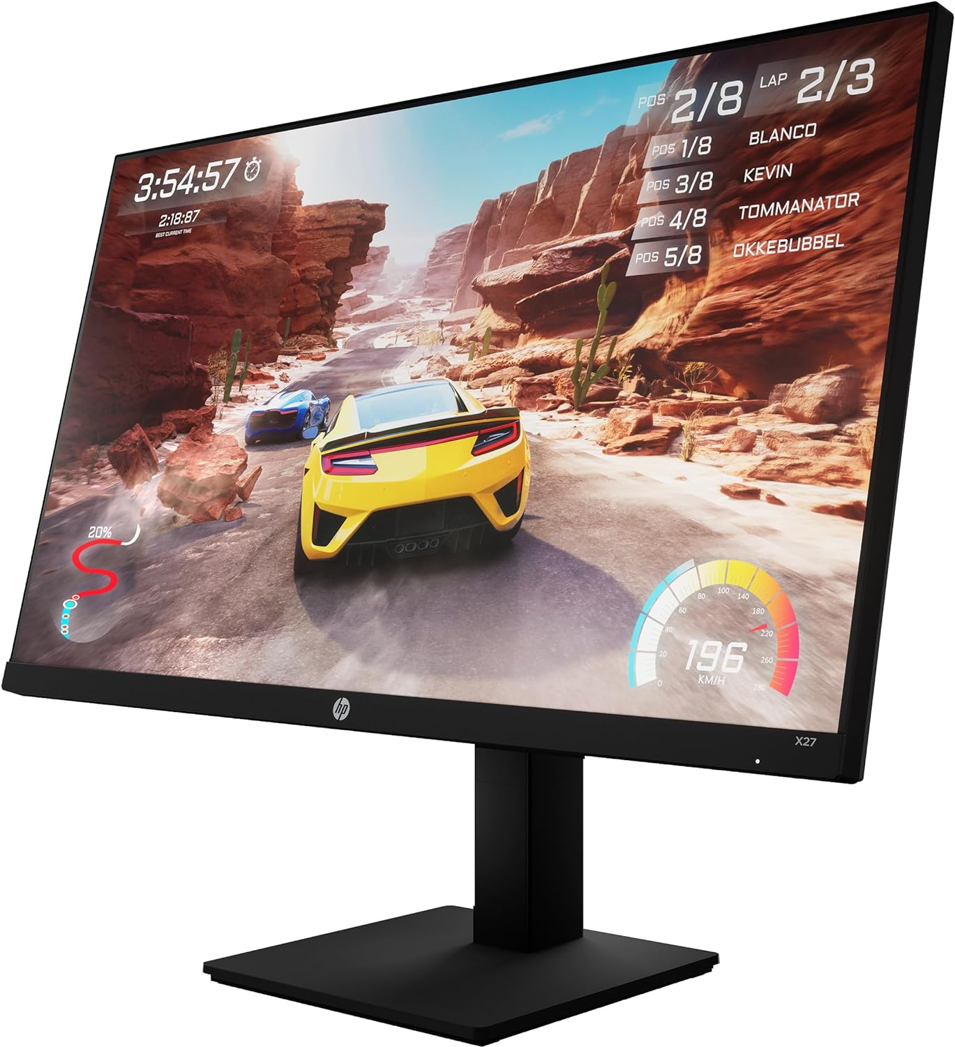 HP X27 Gaming Monitor 68,6 cm (27,0 Zoll) schwarz