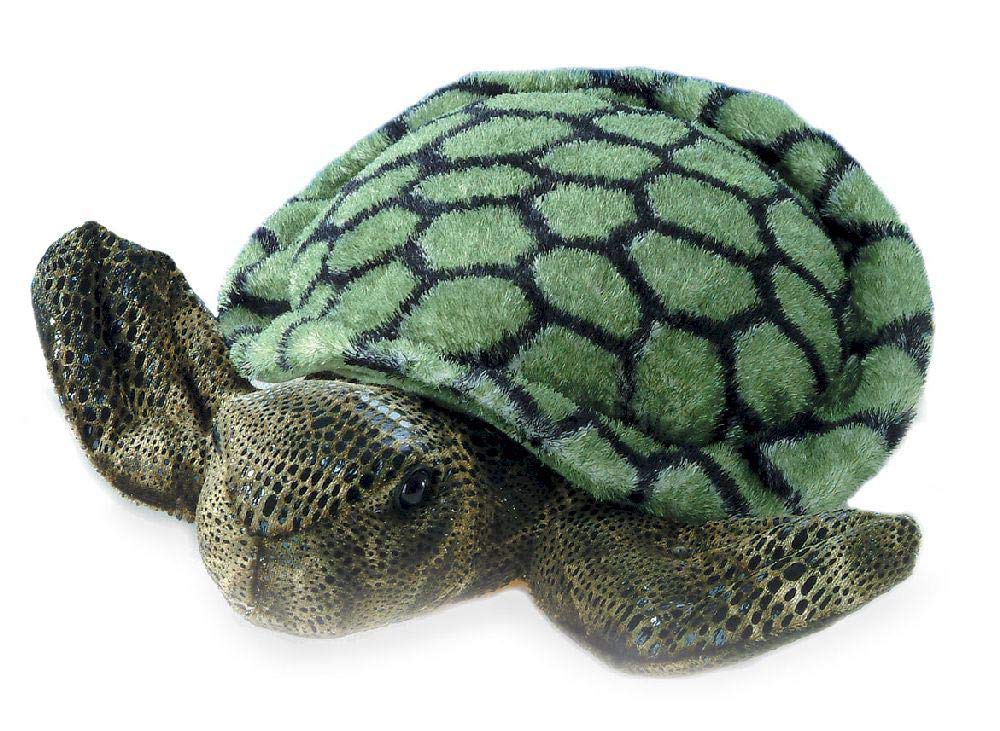 Aurora FlopsieSea Turtle,Green,8-inch