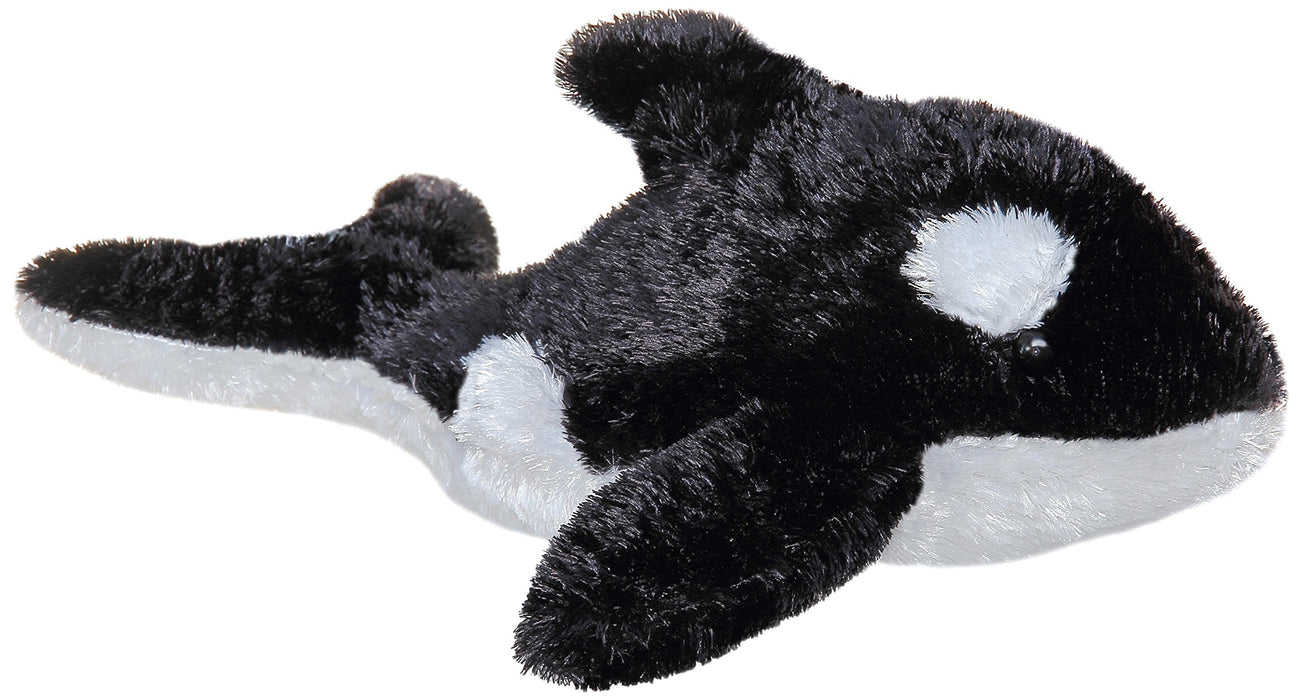 Aurora- Orca de Peluche, colección Mini Flopsie, Color Black and White, 21 cm (0060016634