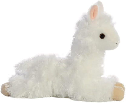 Aurora, 31767, Mini Flopsies Alpaca, 20 cm, Peluche, Blanco