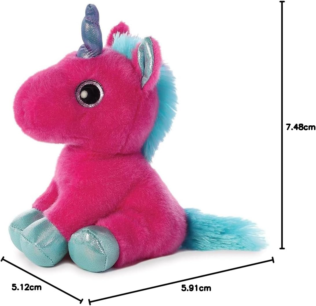 Aurora- Peluches y muñecas, Color rosa, 18cm (60861)