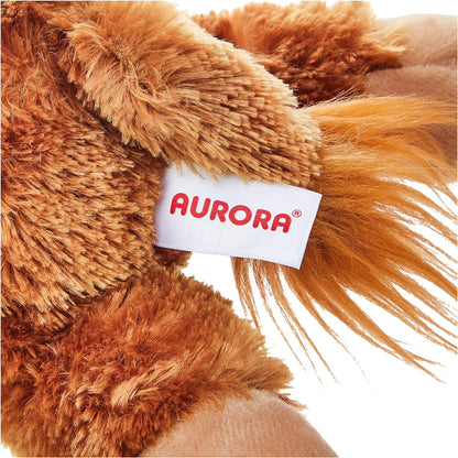 Aurora, 60932, Flopsie Highland Cow, 12In, Soft Toy, Red