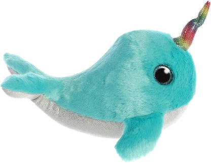 Aurora, 61022, Sparkle Tales, Coral Narwhal, 7In, Soft Toy, Blue