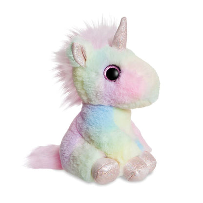 AURORA, Sparkle Tales Hallie Unicorn 61437-Peluche (17,7 cm), Multicolor (61437