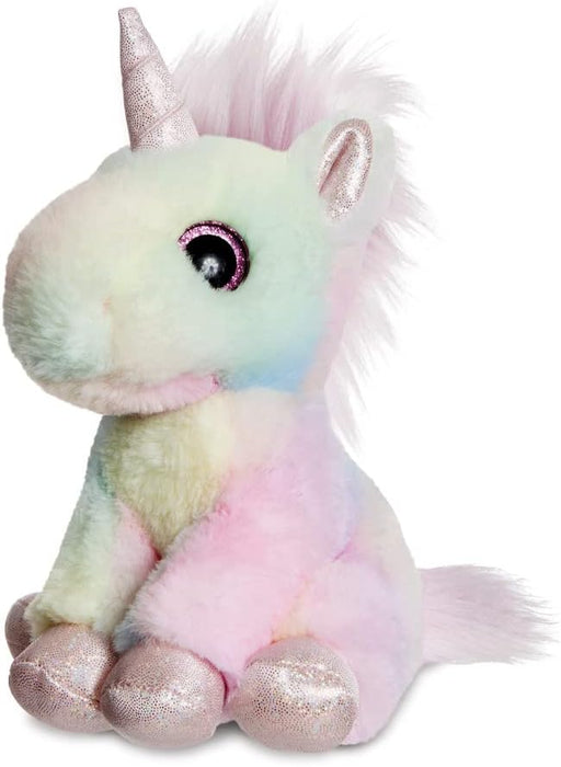 AURORA, Sparkle Tales Hallie Unicorn 61437-Peluche (17,7 cm), Multicolor (61437