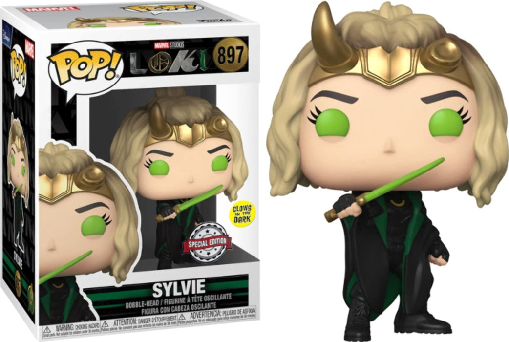 Funko Pop Vinyl 57280 Loki: Sylvie (Glow in the Dark Special Edition) #897