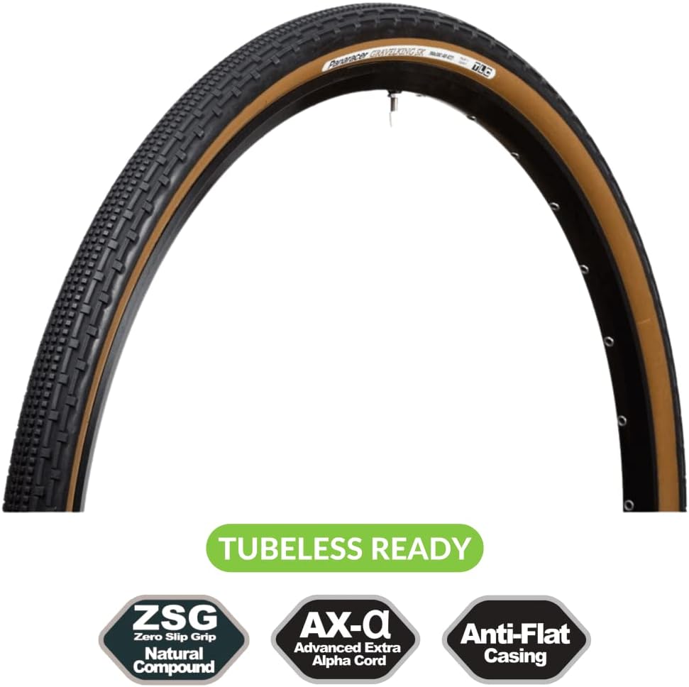 Panaracer GravelKing SK TLC Folding Tyre 700 x 43c Black/Brown