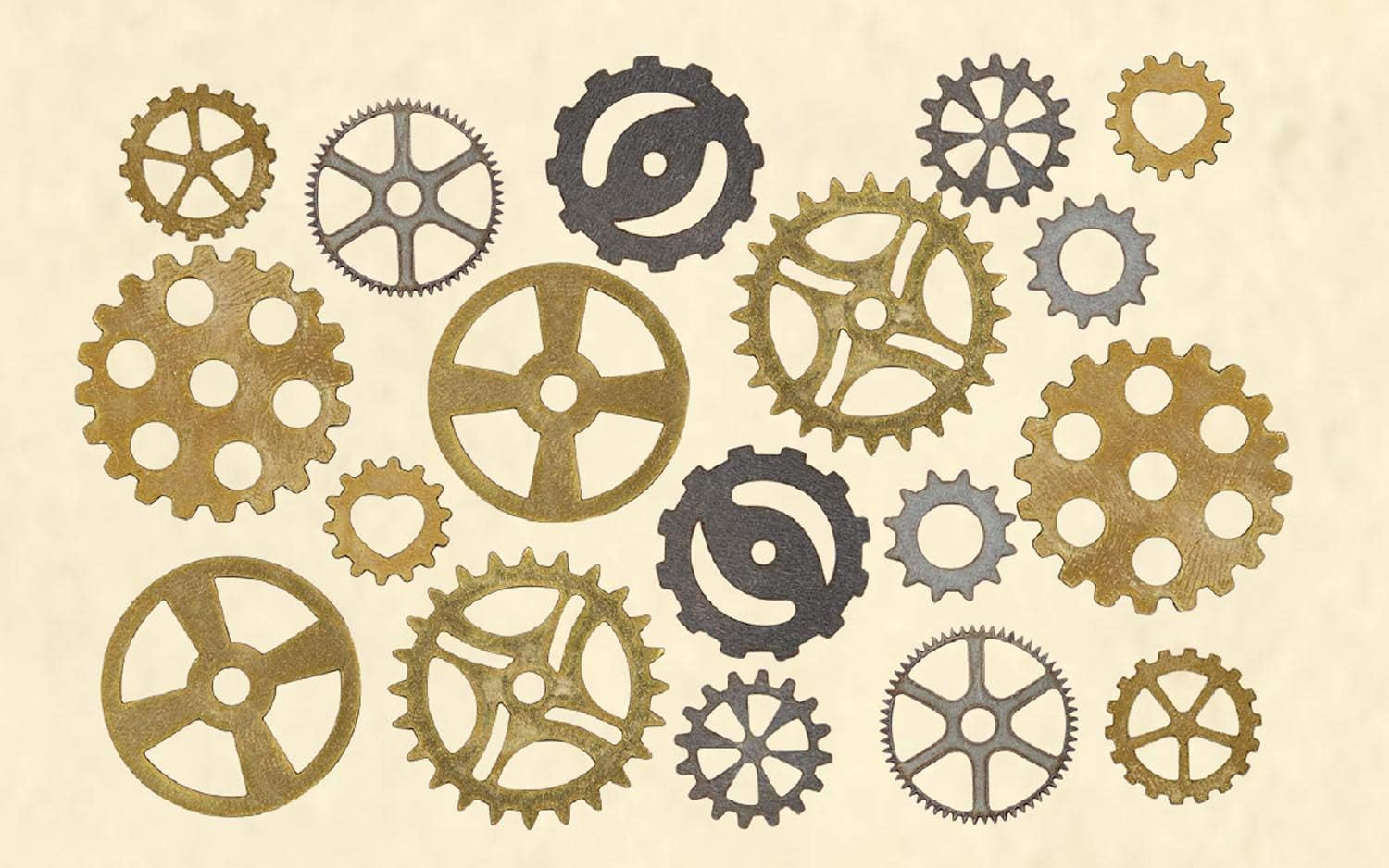 Bassett-Lowke BL8008 SteamPunk clock cogs pack Railway accessorie