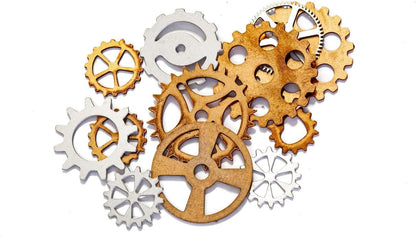 Bassett-Lowke BL8008 SteamPunk clock cogs pack Railway accessorie