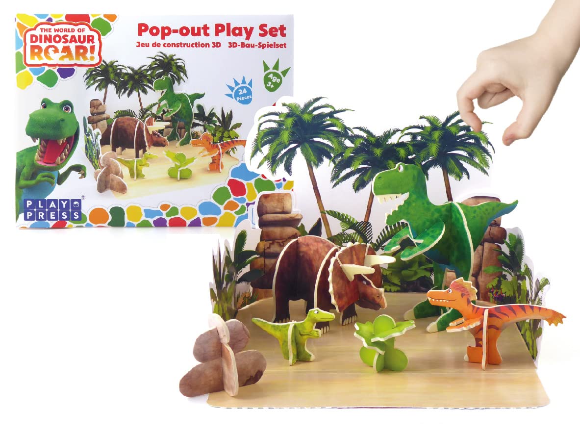 PLAYPRESS El mundo del rugido de dinosaurio! Juego emergente