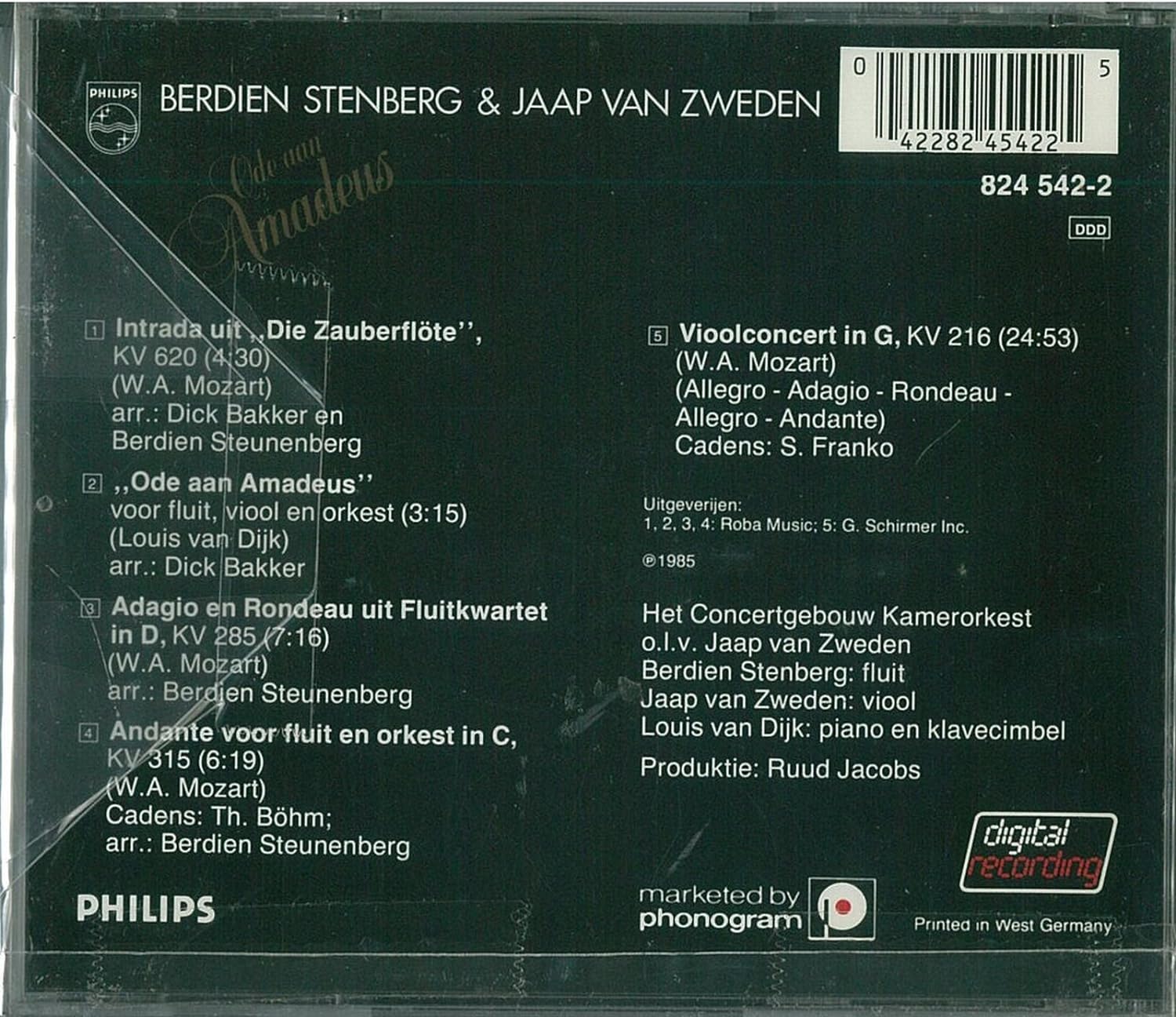 Ode Aan Amadeus