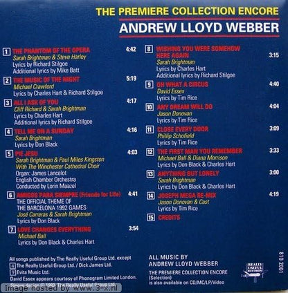 Andrew Lloyd Webber - Premiere Collection Encore