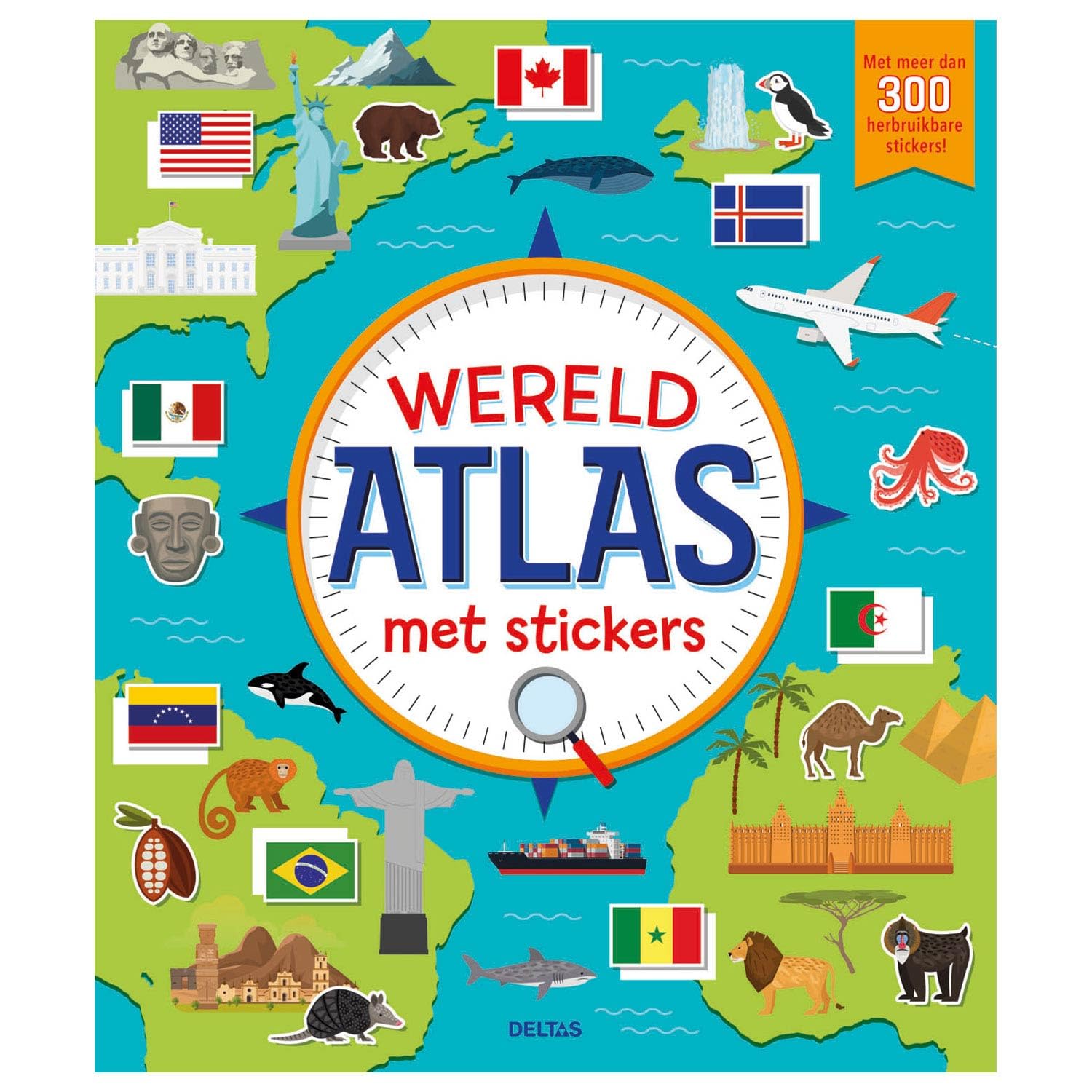 Wereldatlas Met Stickers