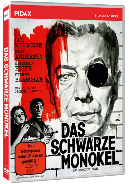 Das schwarze Monokel (Le monocle noir) / Spannender Kriminalfilm mit pechschwarzem Humor (Pidax Film-Klassiker)