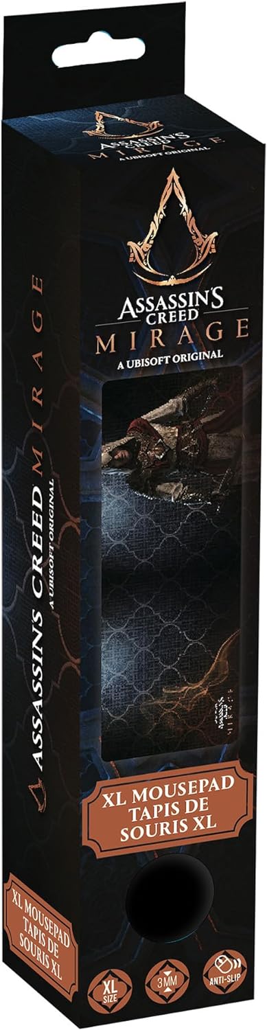 Assassin's Creed - Tapis de souris Gaming XL - Modèle Assassin Portrait Mirage