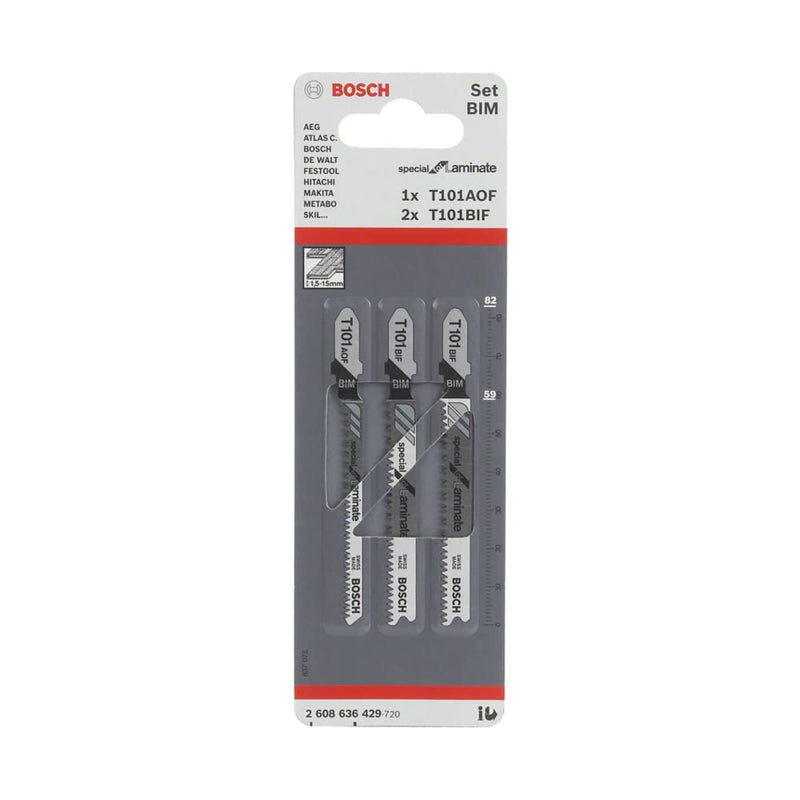 Bosch Decoupeerzaagblad T 101 Ao Clean For Wood - 3 Stuks - [Dutch Import]