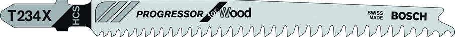 Bosch Decoupeerzaagblad T 234 X Progressor For Wood - 3 Stuks - [Dutch Import]