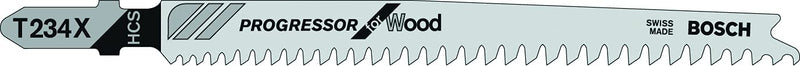 Bosch Decoupeerzaagblad T 234 X Progressor For Wood - 3 Stuks - [Dutch Import]